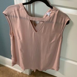 DR2 Dusty Rose Sleeveless Top Sz PS